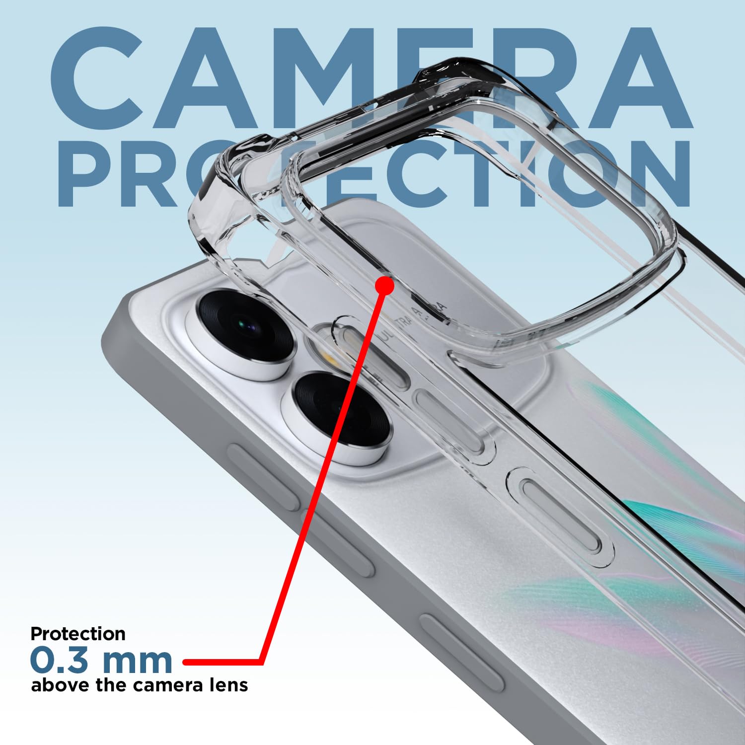 Oppo F33 Pro 5G Clear mobile cover in transparent by Pikkme – photo 5