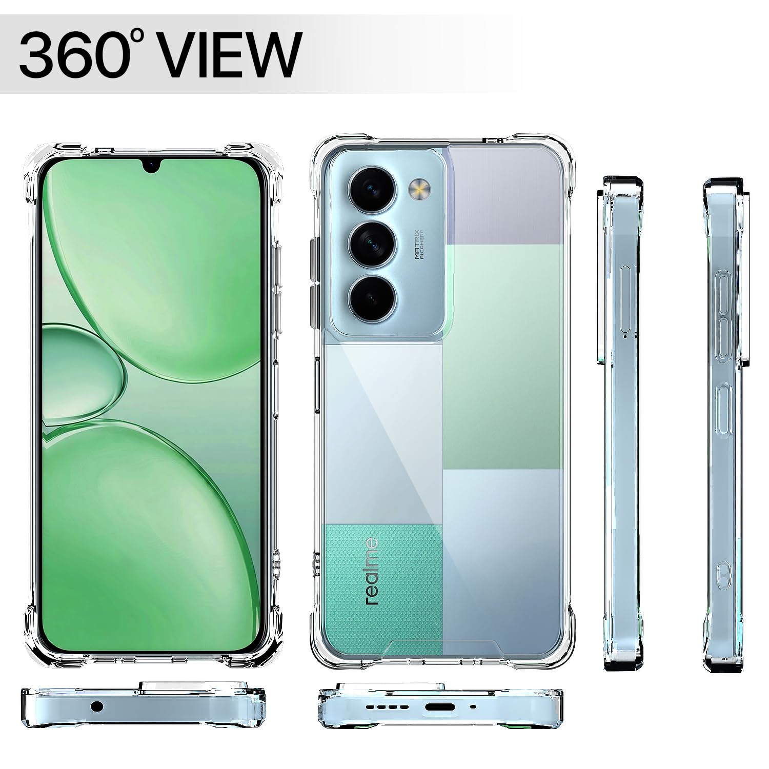 Pikkme transparent Clear back cover for Realme P4 Lite 5G – photo 7