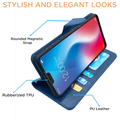 Pikkme blue wallet flip cover for Vivo V9/V9 Pro/V9 – photo 5