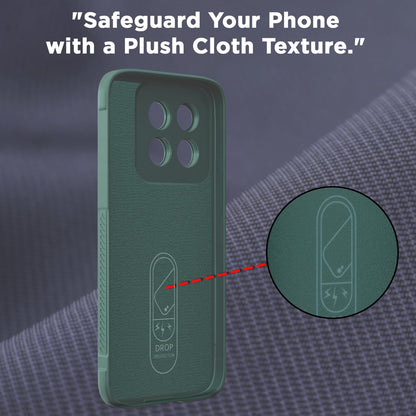 Pikkme Xiaomi 14 Pro 5G ZigZag Back Cover (Green)