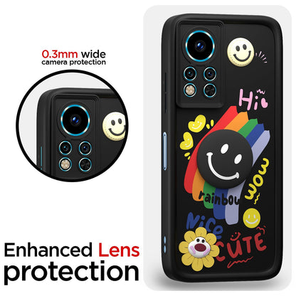 Pikkme Infinix Note 12i Soft Silicone black phone cover – photo 5