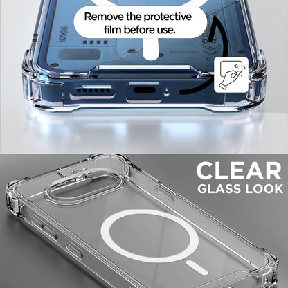 Pikkme Nothing Phone 4a 5G transparent mag-safe mobile back cover – photo 3
