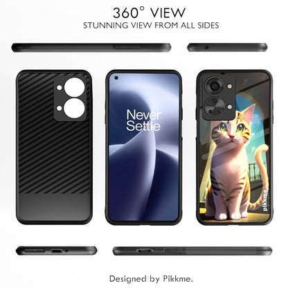 Pikkme Cat mobile back cover for OnePlus Nord 2T 5G – photo 2