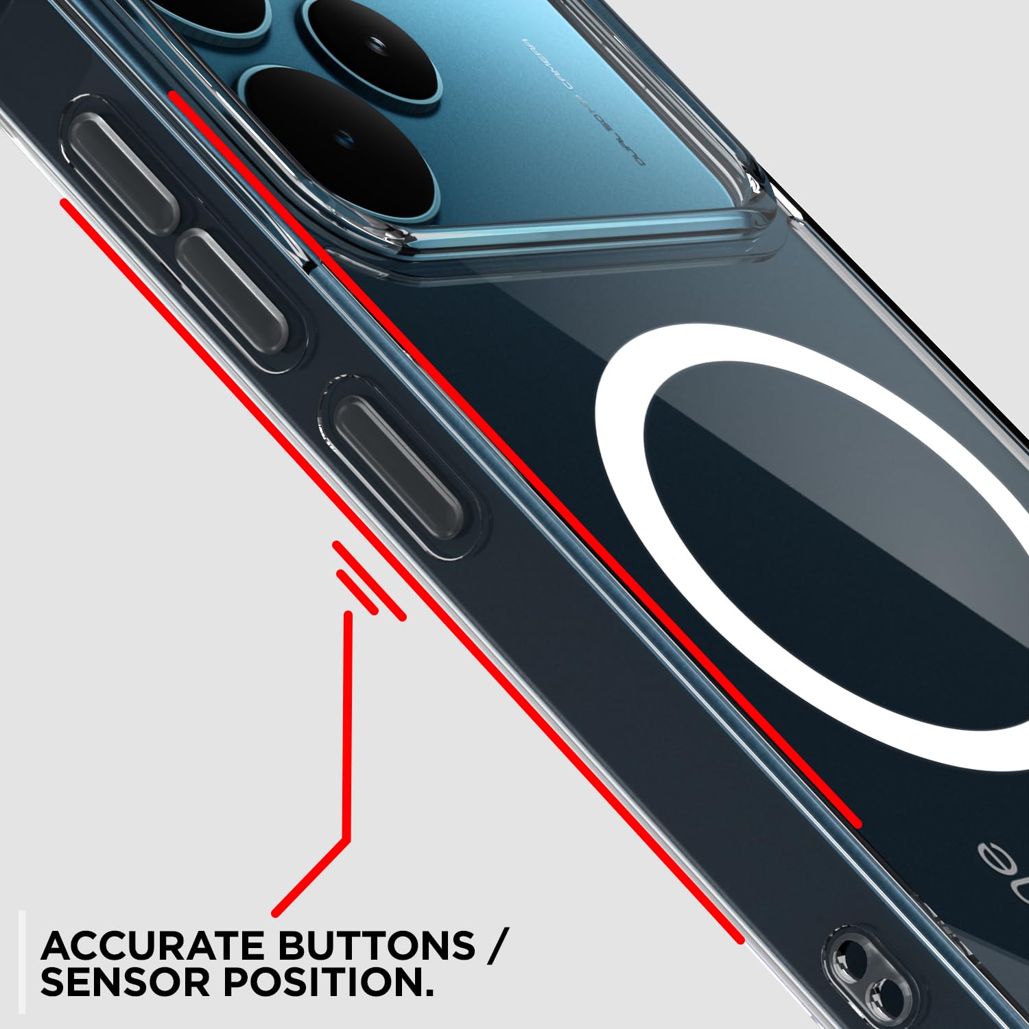 Pikkme transparent mag-safe back cover for Realme P4 Pro 5G – photo 6