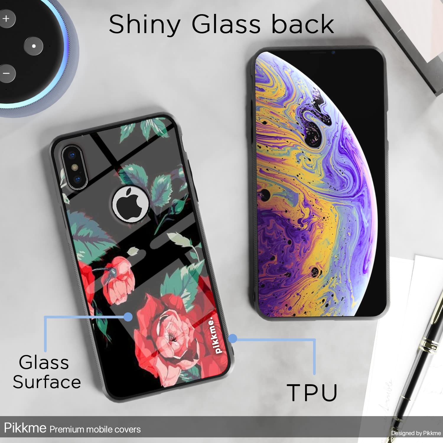 Pikkme Flower mobile back cover for iPhone X/XS – photo 3