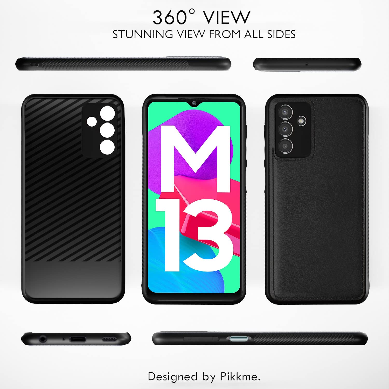 Samsung M13 4G phone cover in black by Pikkme – photo 3