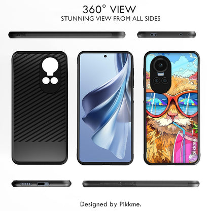 Pikkme Oppo Reno 10 5G Cat mobile back cover – photo 2