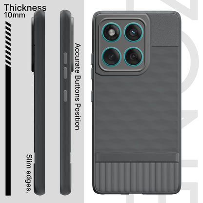 Pikkme Motorola MotoEdge 60 Fusion 5G Gencase Back cover (Grey)
