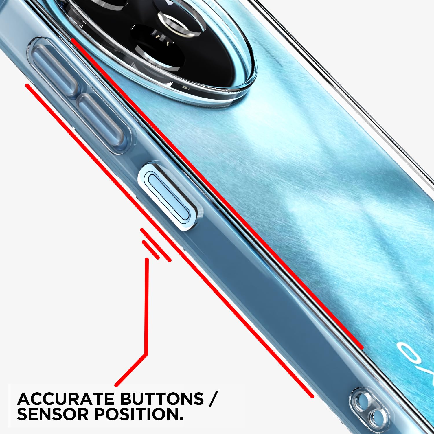 Pikkme Vivo Y39 5G  PC + TPU Crystal Clear Transparent Back Cover (Transparent)