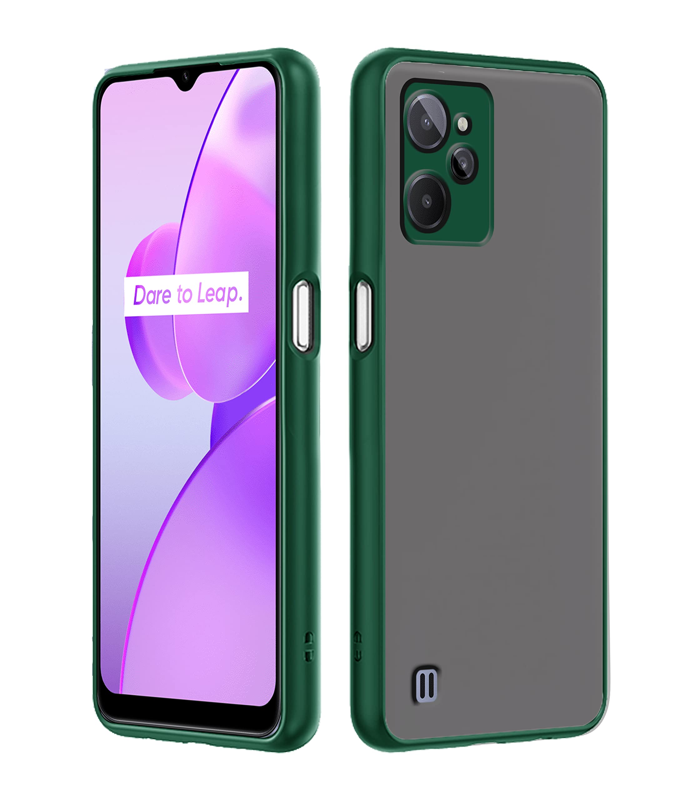 Green Hybrid phone cover for Realme C31 – Pikkme