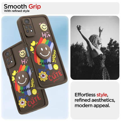 Brown Soft Silicone back cover for Redmi Note 11 Pro/Note 11 Pro Plus 5G – Pikkme – photo 2