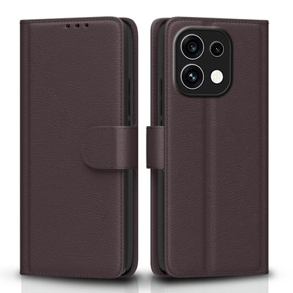 Oppo Reno 16c 5G Wallet flip case in coffee by Pikkme