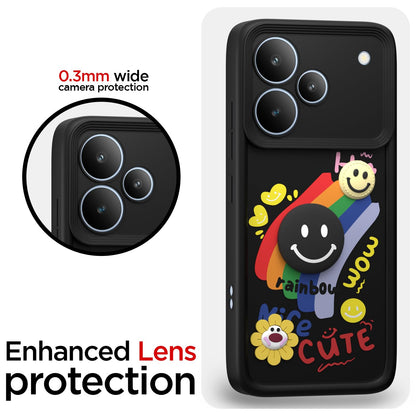 Pikkme black Soft Silicone phone cover for Realme P4 Pro 5G – photo 5