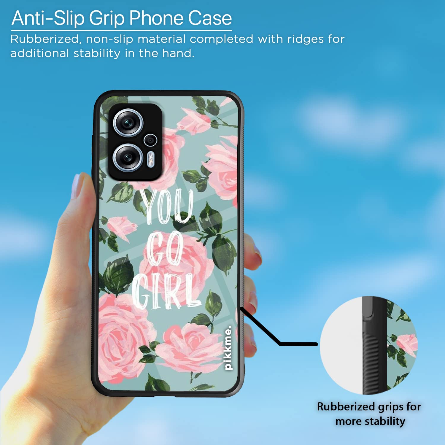 Pikkme Flower mobile back cover for Redmi K50i 5G – photo 5