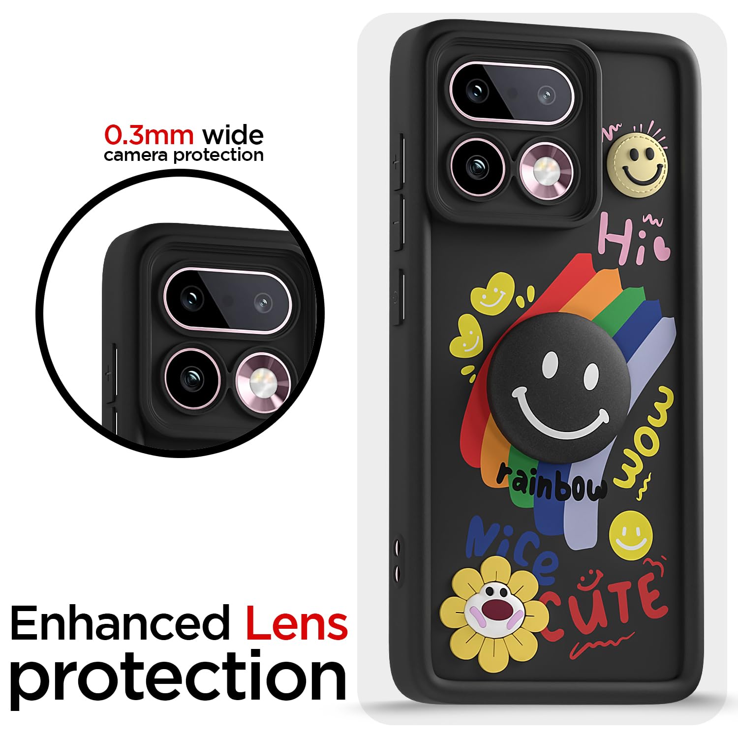 Black back cover for Realme 16 Pro Plus 5G – Pikkme – photo 5