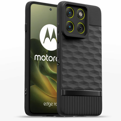 Pikkme black Silicone mobile cover for Moto Edge 70 5G