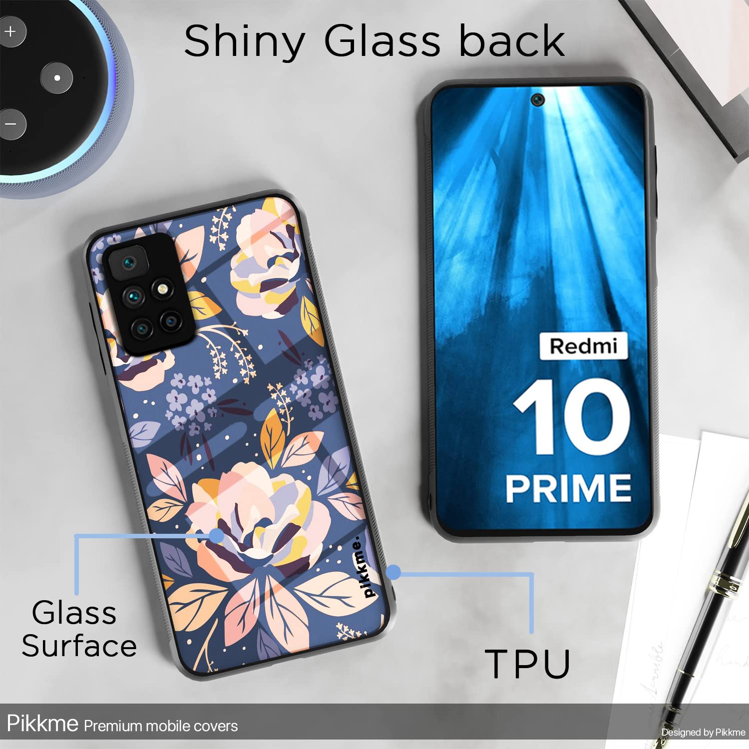 Flower Mobile back cover for Redmi 10 Prime – Pikkme – photo 3