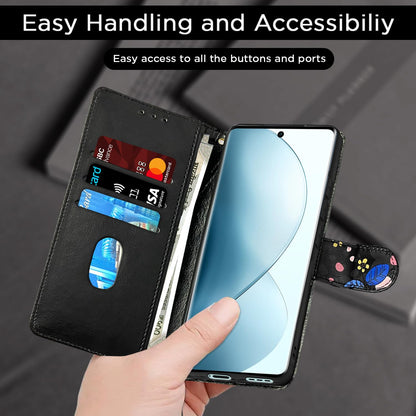 Black flower Wallet flip case for Vivo V29/V29 Pro 5G – Pikkme – photo 6