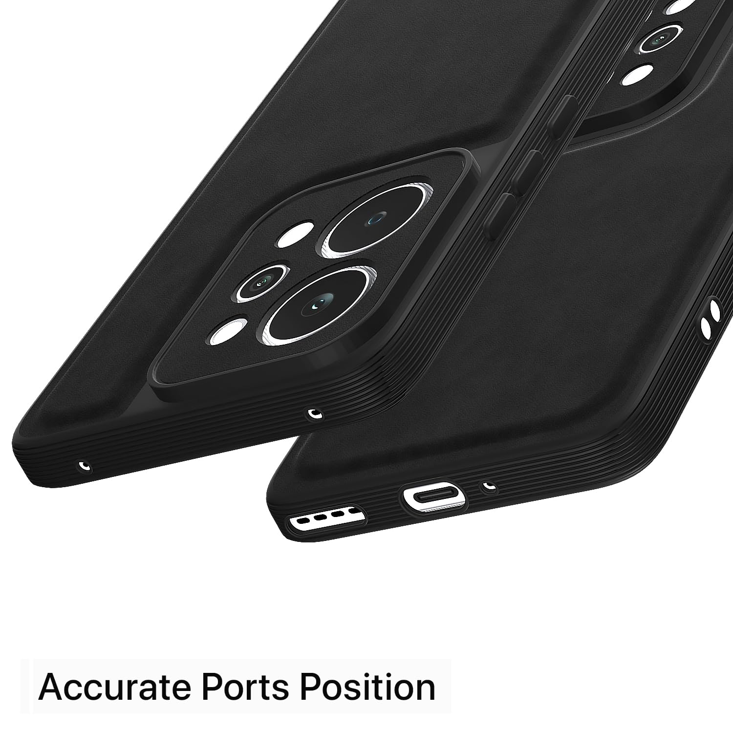 Pikkme black Leather mobile cover for Oppo K14x 5G/A6x/A6s 5G – photo 4