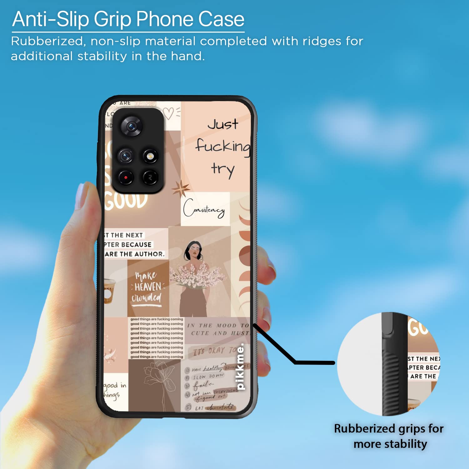 Pikkme Redmi Note 11T/Poco M4 Pro 5G Hybrid mobile cover – photo 5