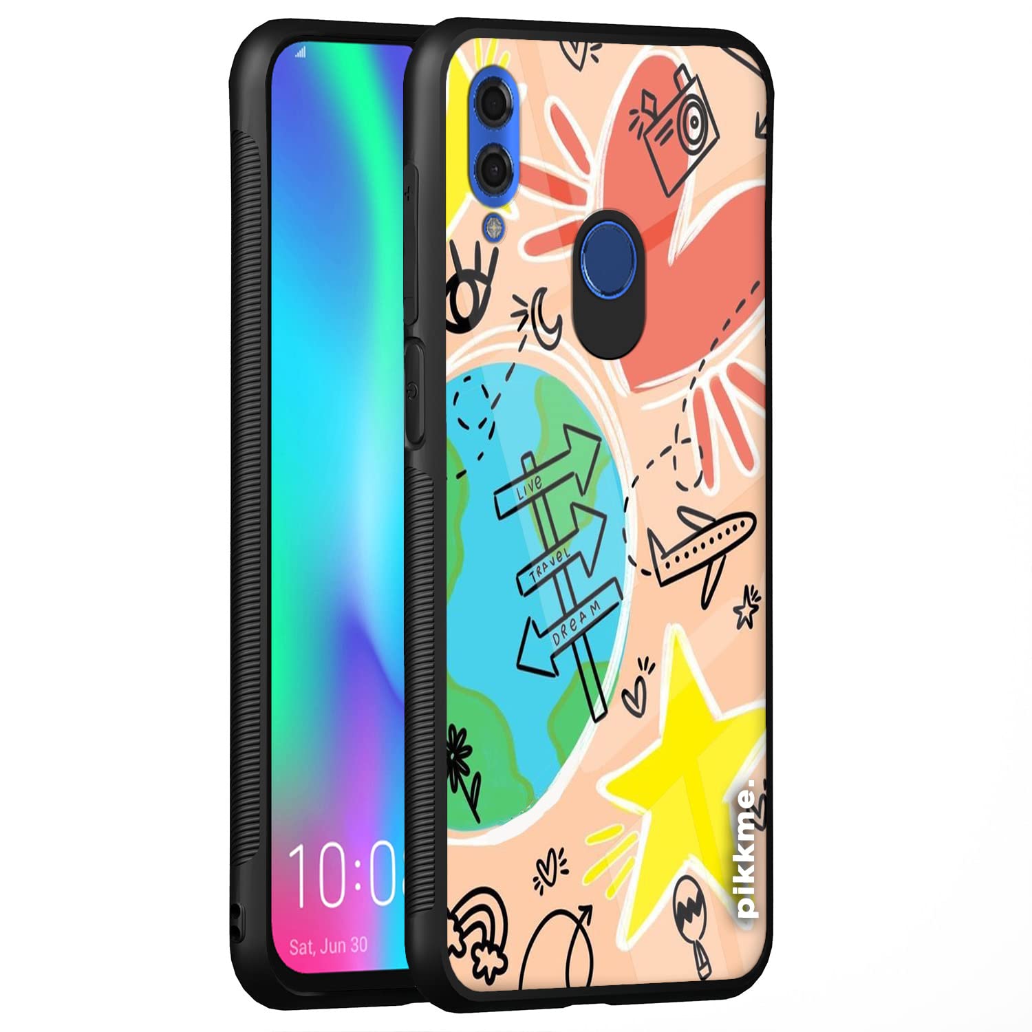 Pikkme back cover for Honor 10 Lite