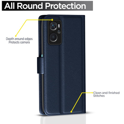 Pikkme blue Wallet wallet flip cover for Oppo K10 – photo 4