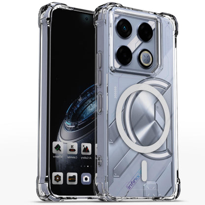 Pikkme transparent mag-safe MagSafe mobile back cover for Infinix GT 20 Pro 5G