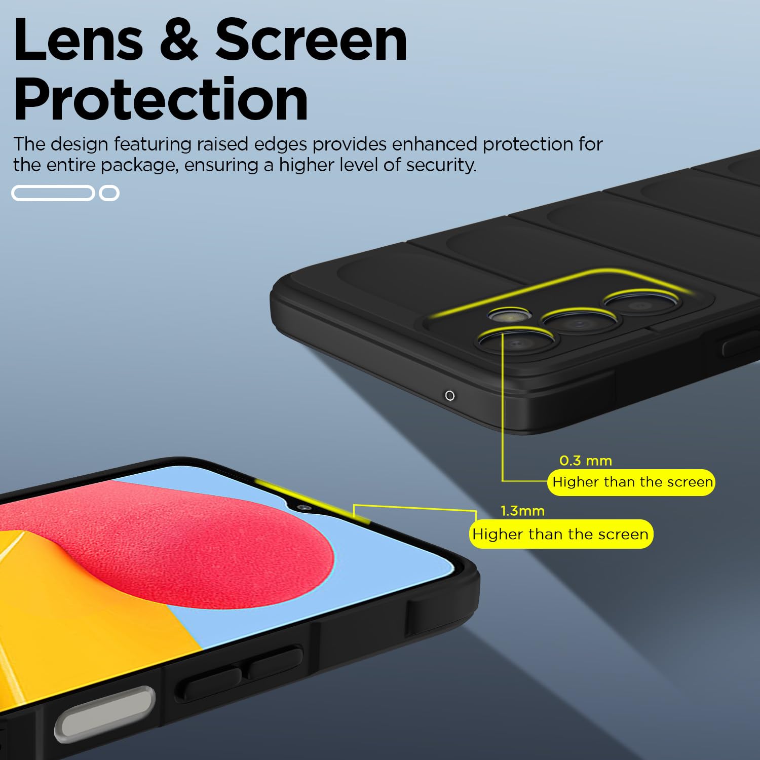 Pikkme Samsung A14 5G Liquid Silicone black phone cover – photo 3