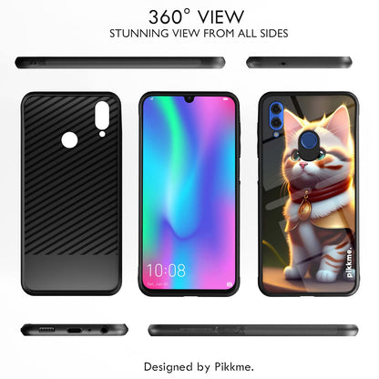 Honor 10 Lite Cat back cover by Pikkme – photo 2