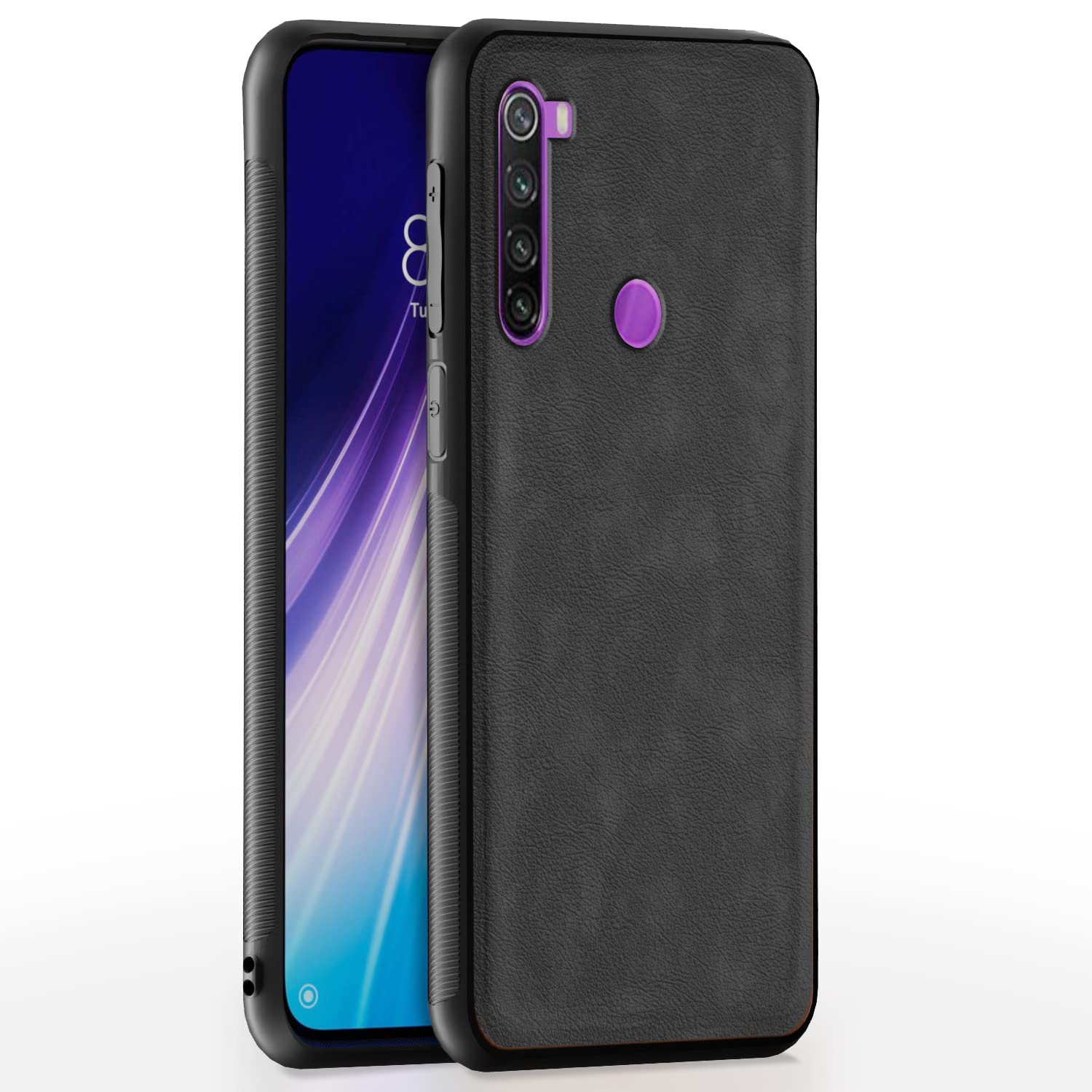 Pikkme grey mobile cover for Redmi Note 8