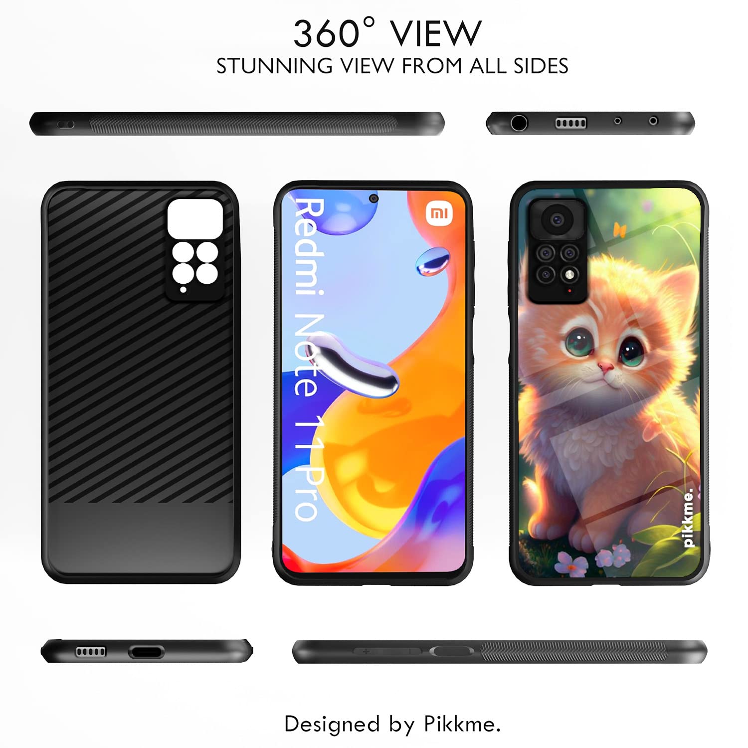 Pikkme Cat mobile back cover for Redmi Note 11 Pro/Note 11 Pro Plus 5G – photo 2