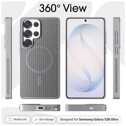 Pikkme grey MagSafe mobile back cover for Samsung S26 Ultra 5G – photo 3