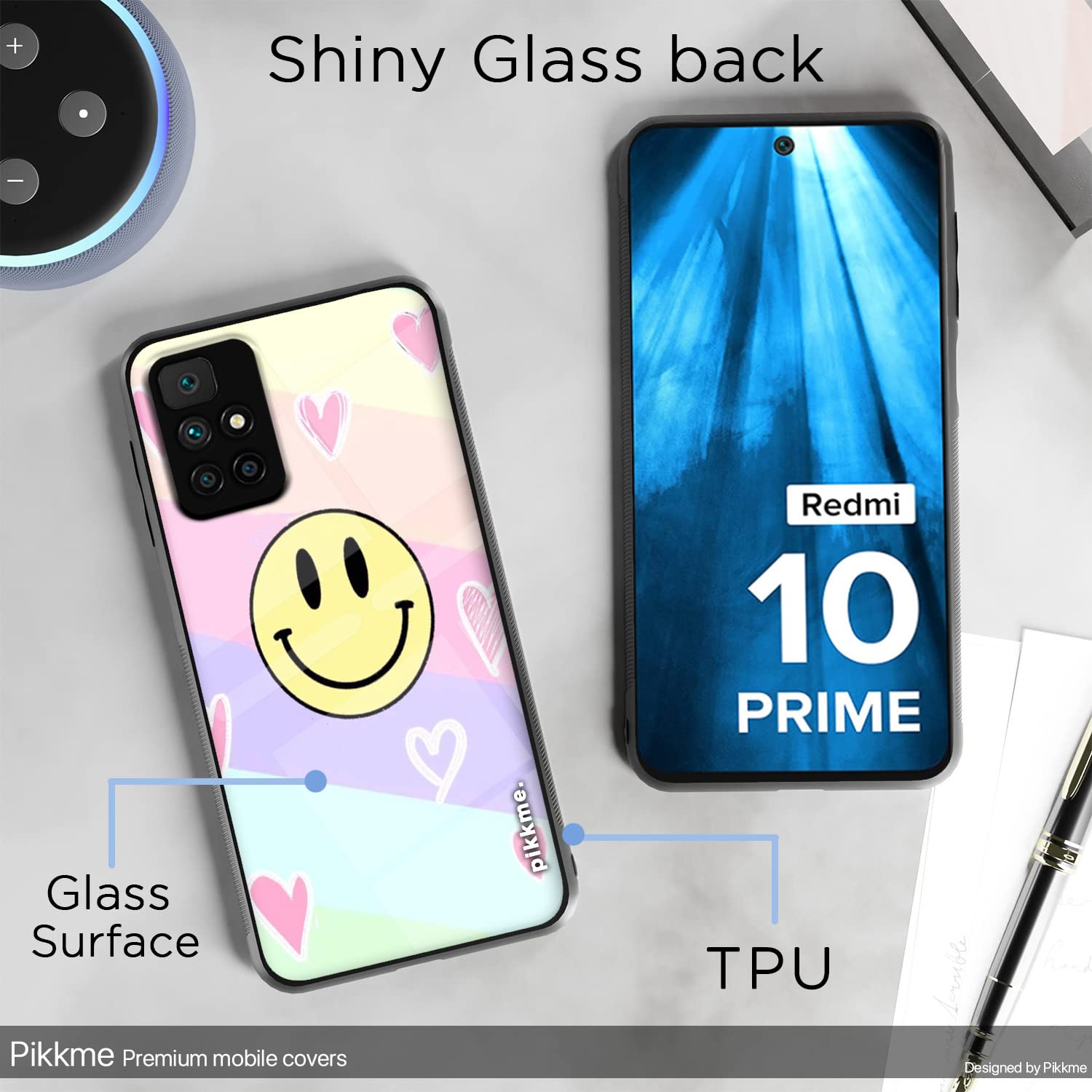 Pikkme Redmi 10 Prime Hybrid mobile back cover – photo 3