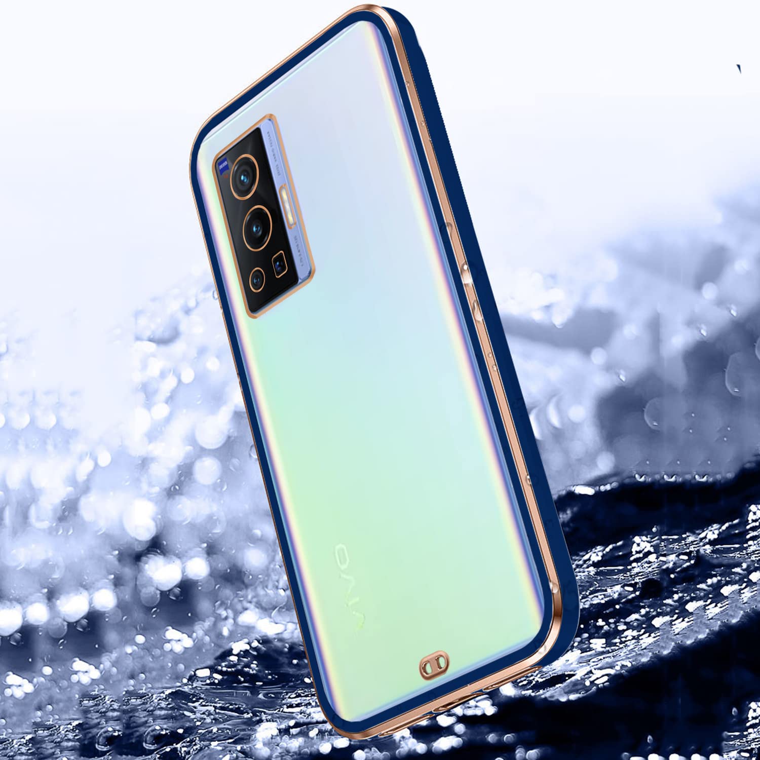 Pikkme blue Chrome mobile back cover for Vivo X70 Pro – photo 2