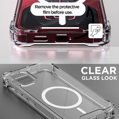 Pikkme transparent mag-safe MagSafe back cover for Infinix GT 50 Pro 5G – photo 3