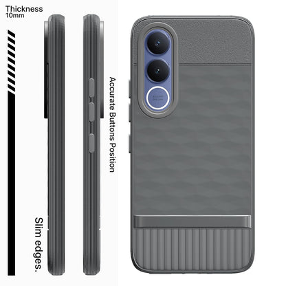 Vivo V70 FE 5G Silicone mobile cover in grey by Pikkme – photo 3