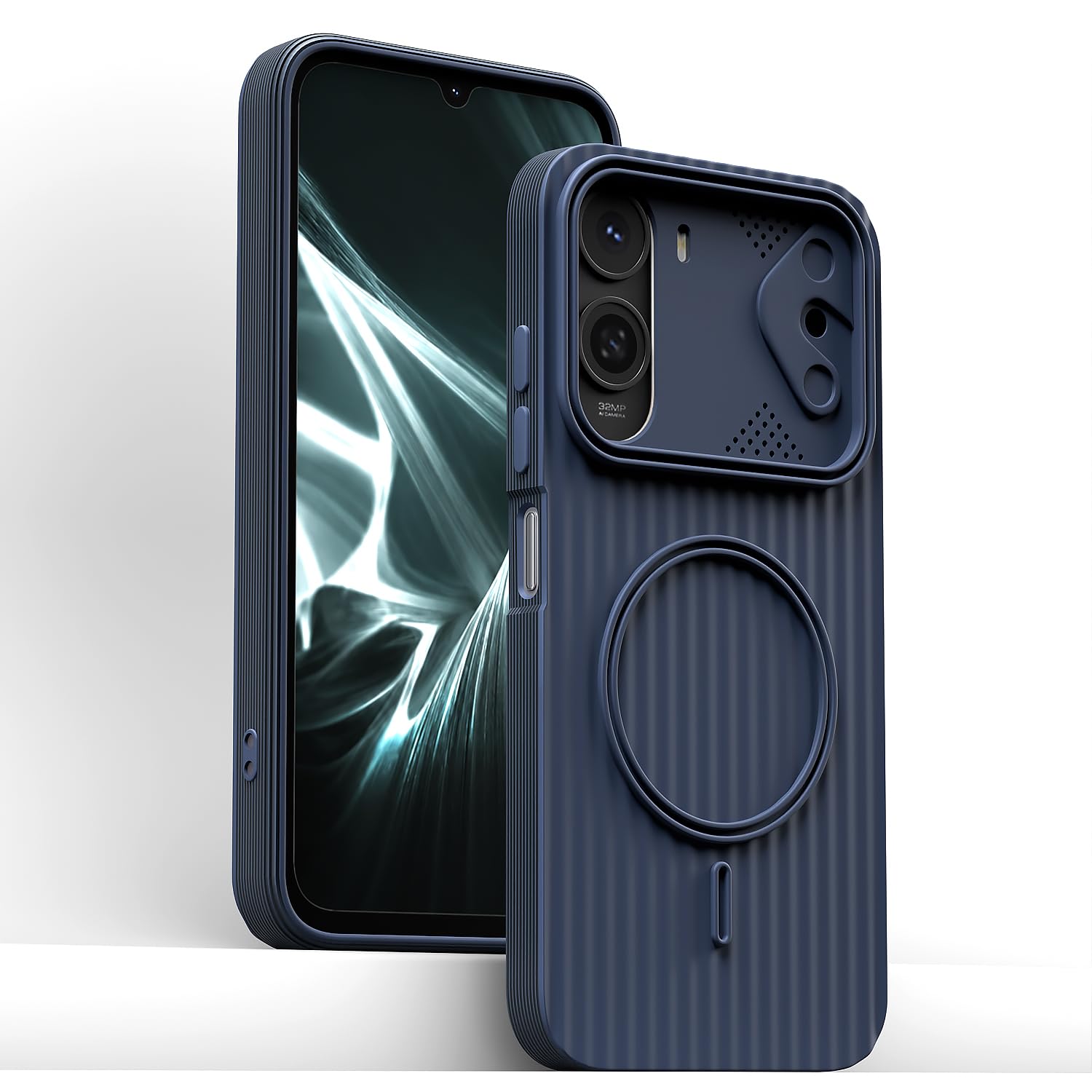 Redmi A7 Pro/Poco C85x 5G/C81 MagSafe phone cover in blue by Pikkme – photo 2