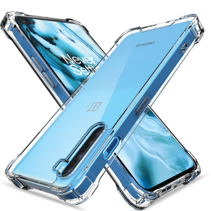 OnePlus Nord (2020) PC-TPU mobile back cover in transparent by Pikkme