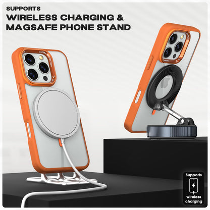 Pikkme orange mag-safe mobile back cover for iPhone 16 Pro Max – photo 5