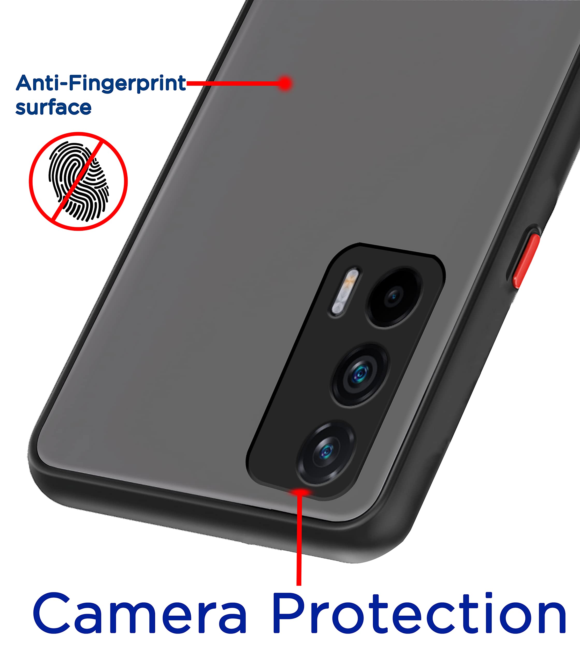 Black mobile back cover for Realme X7 – Pikkme – photo 2