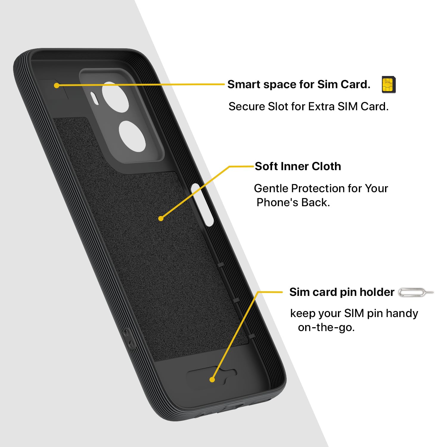 Redmi 15A 5G phone cover in grey by Pikkme – photo 6