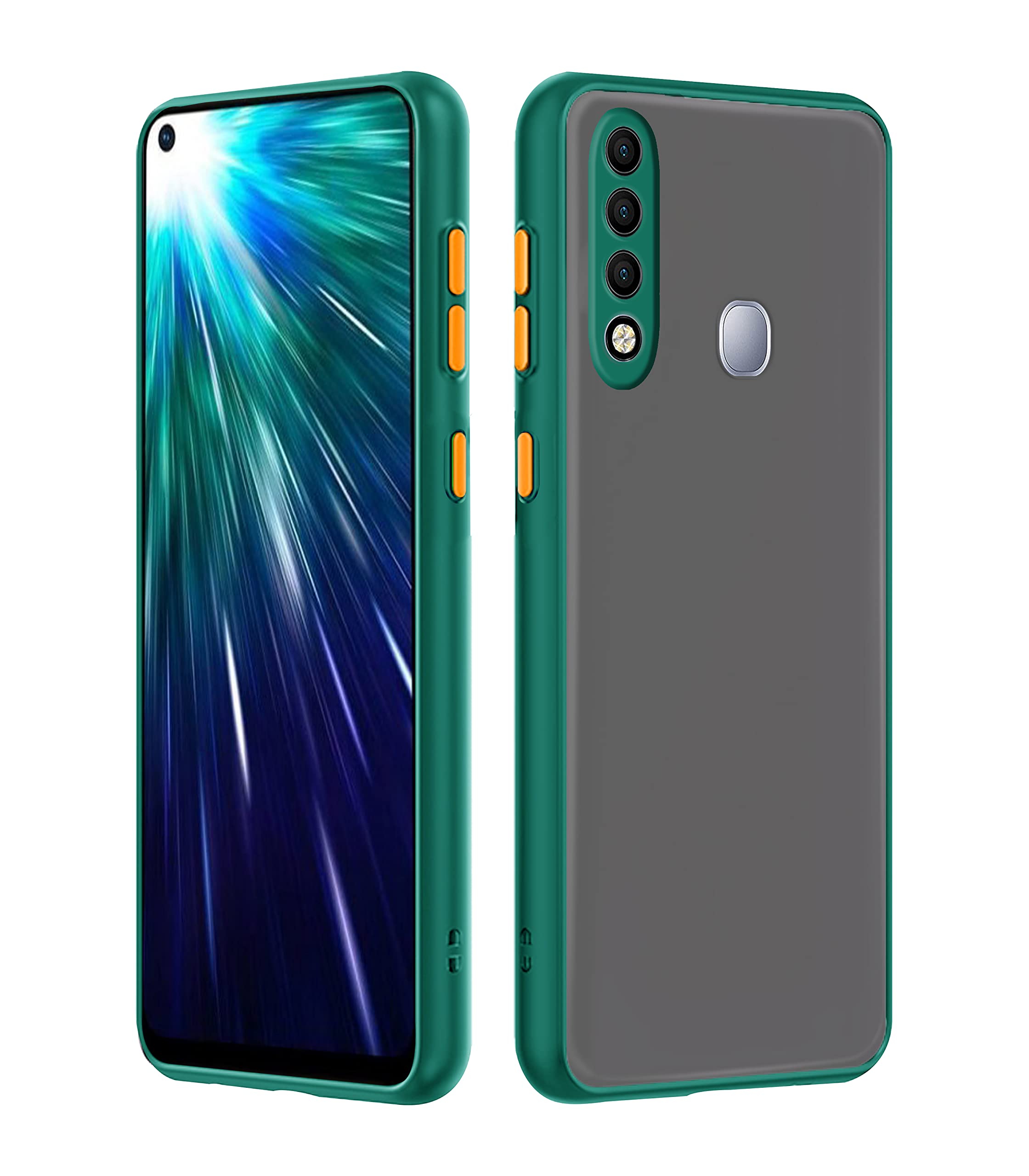 Pikkme green Hybrid back cover for Vivo Z1 Pro
