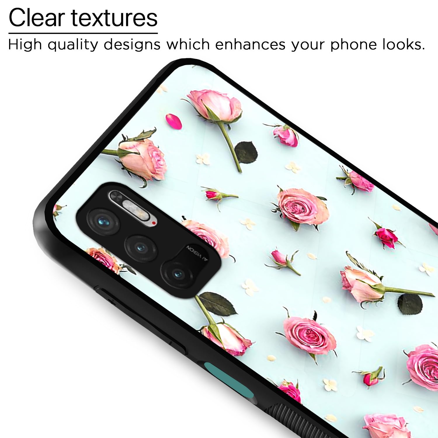 Pikkme Redmi Note 10T/Poco M3 Pro 5G Flower mobile cover – photo 4