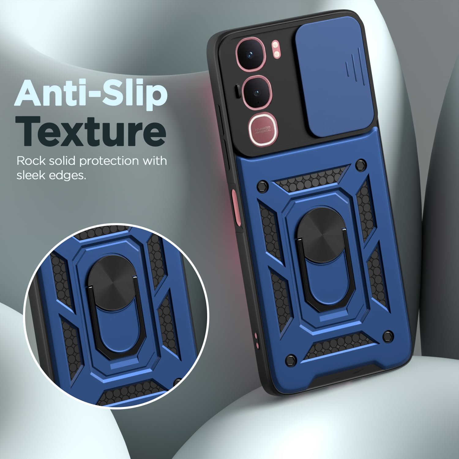 Pikkme Vivo Y31 5G/360 D10 Camera Shield blue phone cover – photo 7