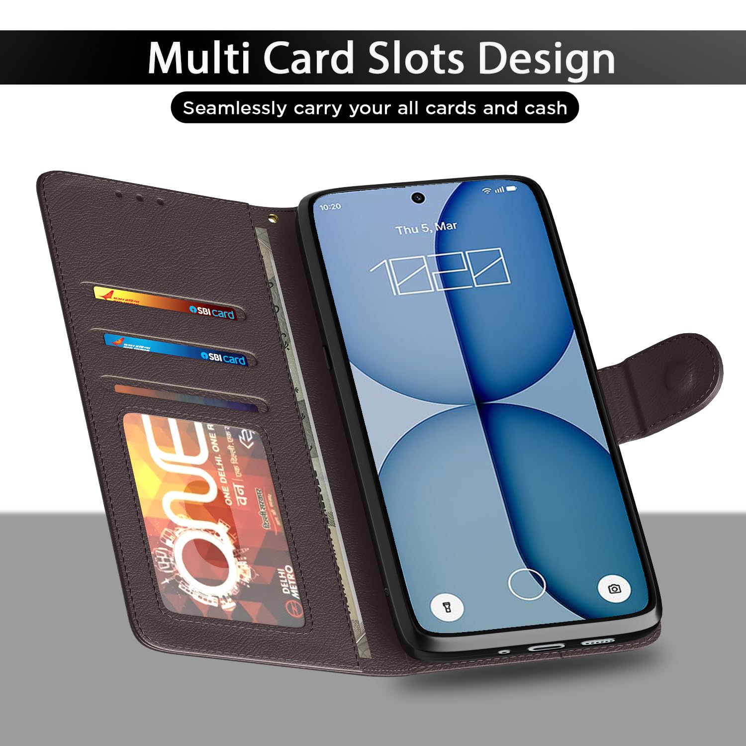 Pikkme Nothing Phone 4a 5G coffee flip case – photo 5