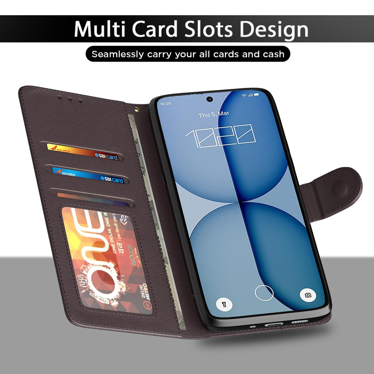 Pikkme Nothing Phone 4a 5G coffee flip case – photo 5