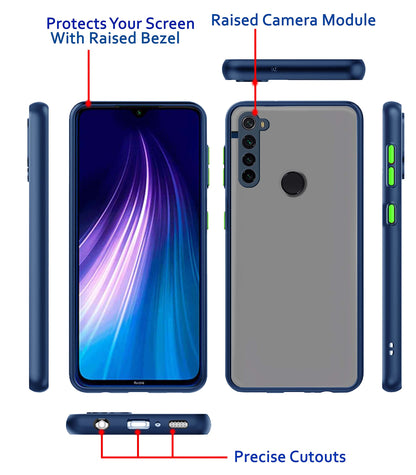 Blue Matte back cover for Redmi Note 8 – Pikkme – photo 3