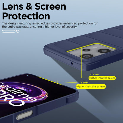 Blue Liquid Silicone mobile back cover for Realme 9 Pro 5G – Pikkme – photo 3
