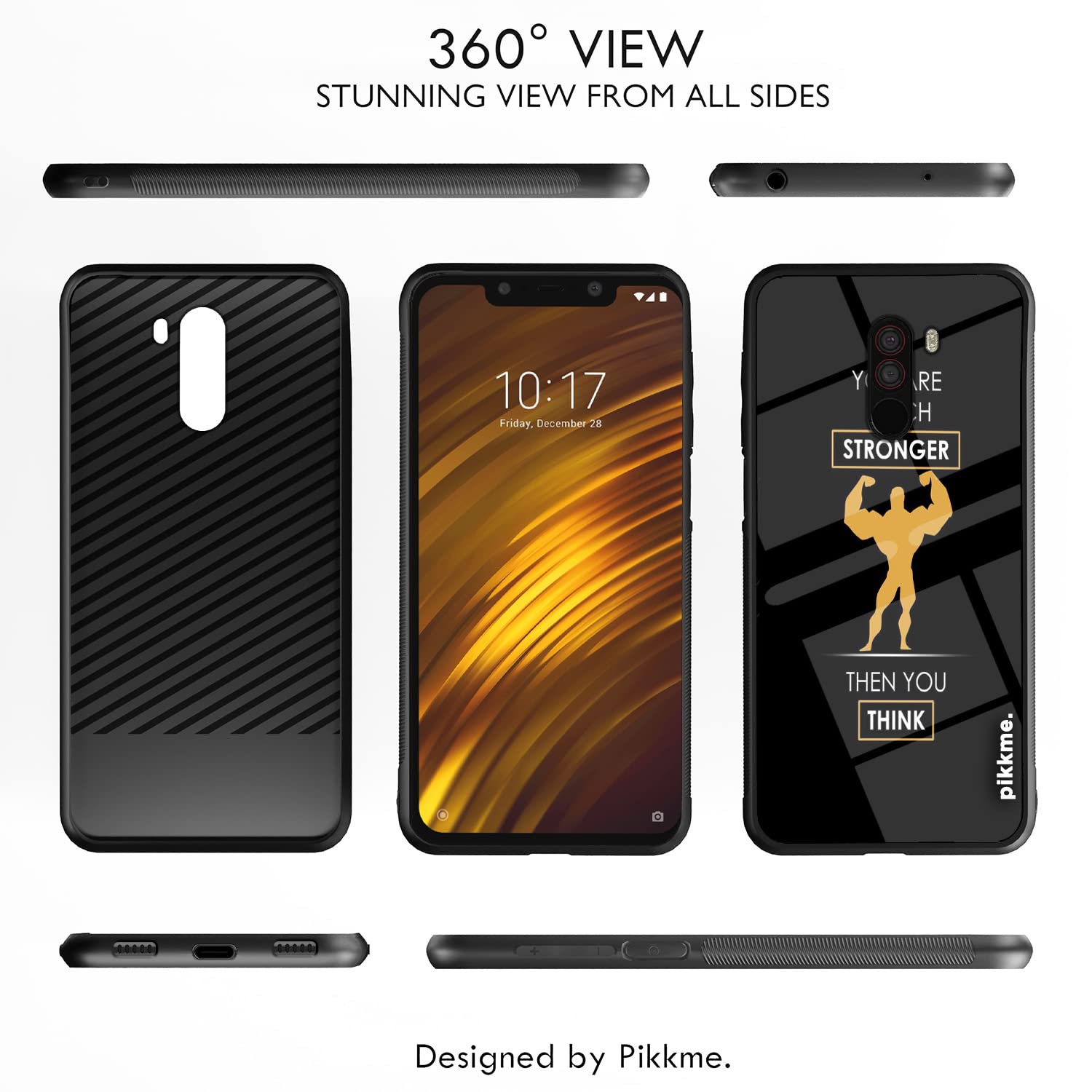 Poco F1 Hybrid back cover by Pikkme – photo 2