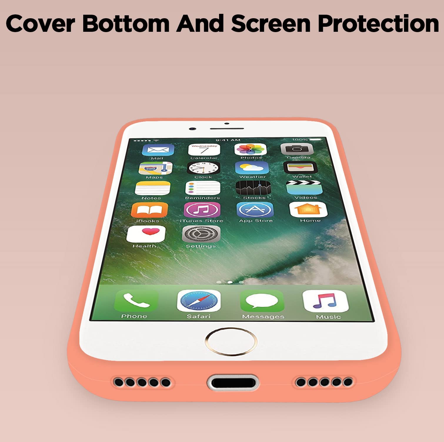 New peach back cover for iPhone 6/6S – Pikkme – photo 7